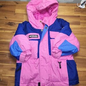 Columbia Sportswear Company brand pink toddler girl jacket 2T